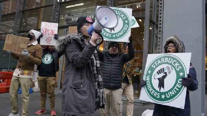 Starbucks Workers Strike At More Than 100 U.S. Stores