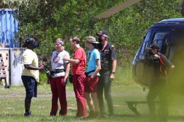 Matt Hancock spotted leaving celebrity jungle by helicopter after winning challenge