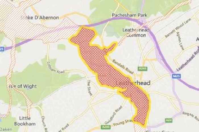 Flood warning issued for Leatherhead and Fetcham