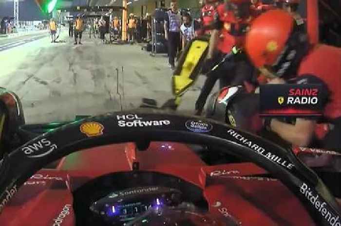 Carlos Sainz feared he'd injured Ferrari mechanic during a pit-stop in Abu Dhabi practice
