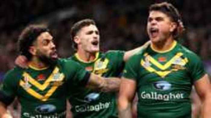 Australia beat Samoa to win third World Cup in a row