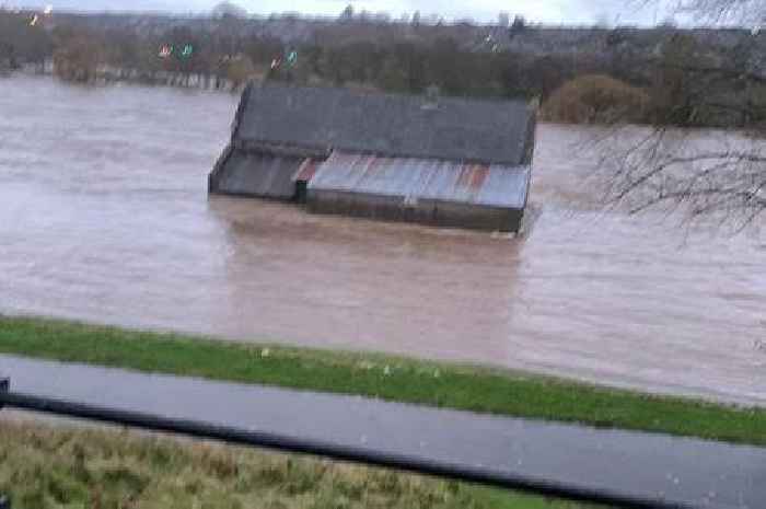 Flood-hit streets swept by Scots cops as extreme weather halts travel amid chaos