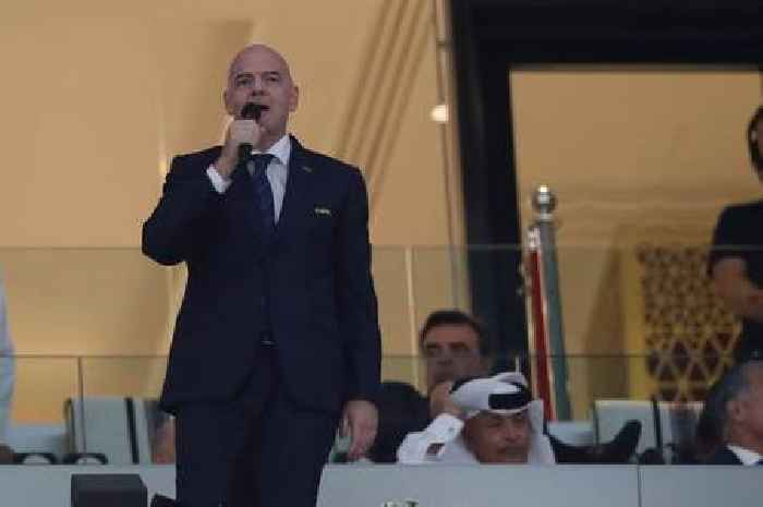 Gianni Infantino called 'worst person of the year' for World Cup opening speech