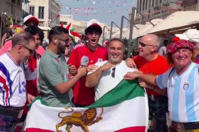 Scotland fans in England noise up as the Tartan Army party with Iran support ahead of World Cup opener