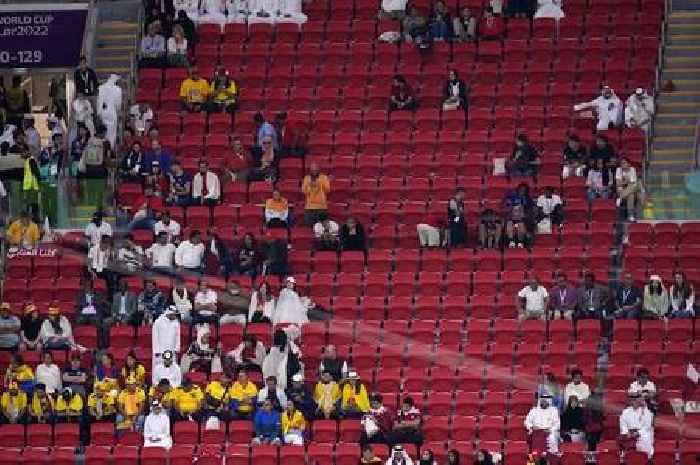 Thousands of fans leave World Cup opening game early in depressing scenes