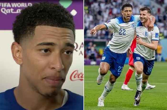 Jude Bellingham gave cheeky hint that he would score first England goal at World Cup
