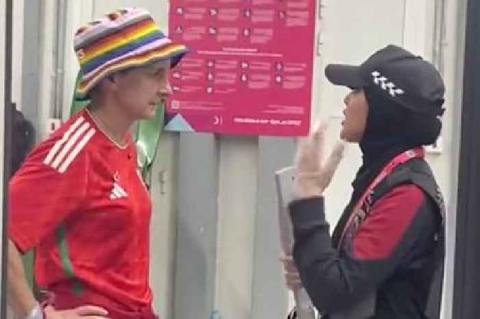 Wales fans have LGBTQ bucket hats taken off them in Qatar ahead of World Cup clash