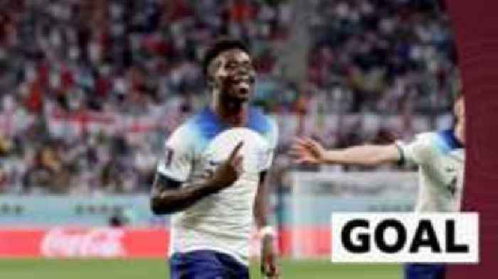Saka's volley doubles England's lead against Iran