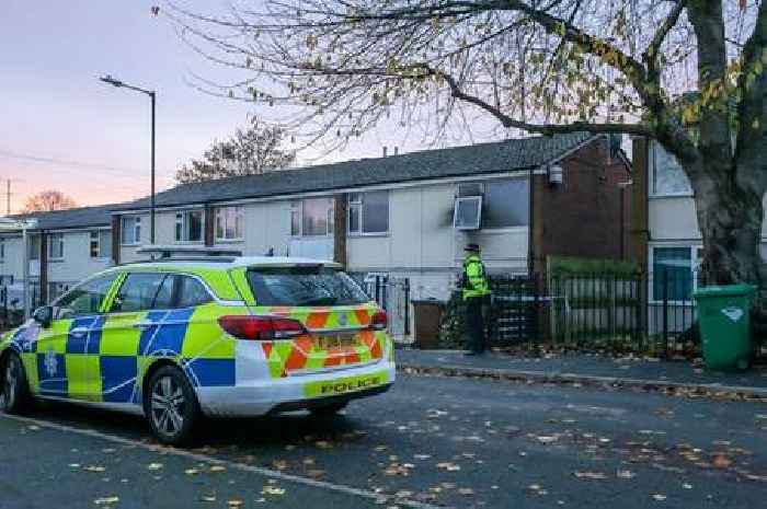 Man arrested on suspicion of murder after two girls killed in fire