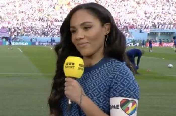 BBC star Alex Scott praised over One Love armband gesture at Qatar World Cup