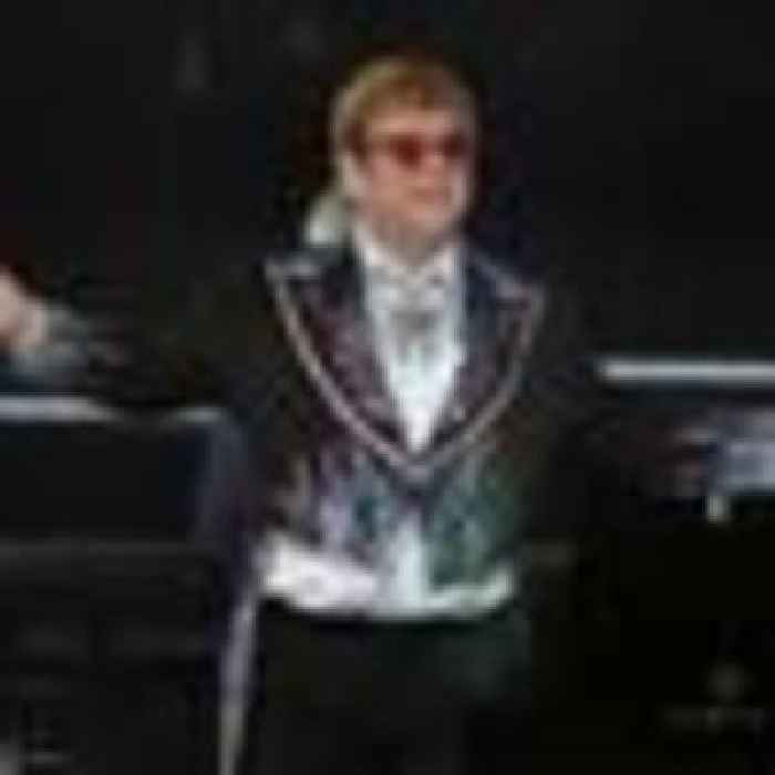 Elton John pays tribute to 'inspiring' musicians and brings out surprise guest at final US show
