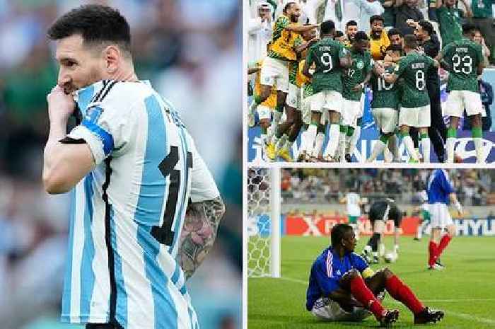 Biggest World Cup upsets as Saudi Arabia stun Lionel Messi's Argentina