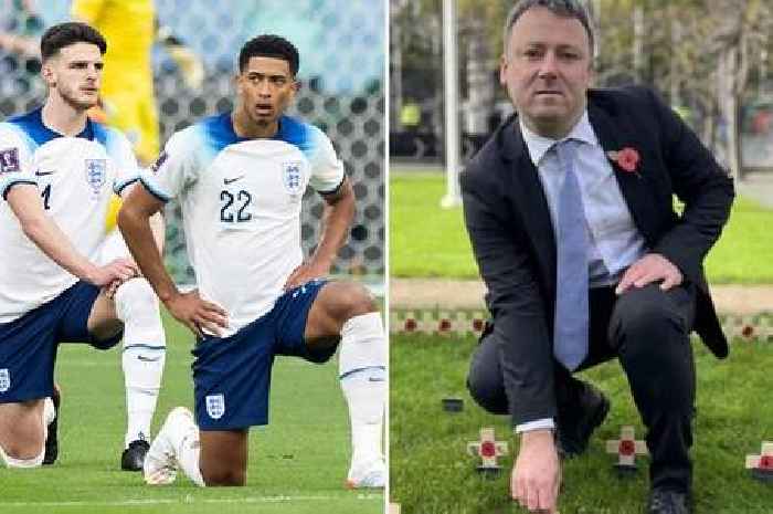 'Hypocrite' MP mocked after slamming England stars for 'kneeling nonsense'