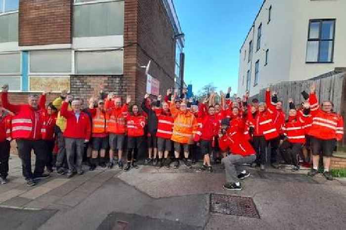 Postal workers and university staff strike in Bristol this week