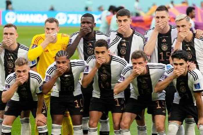 Germany in powerful 'silent' protest against FIFA before World Cup match