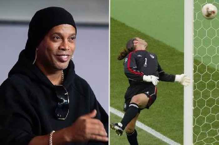 Ronaldinho admitted he didn't mean to lob David Seaman in iconic World Cup goal