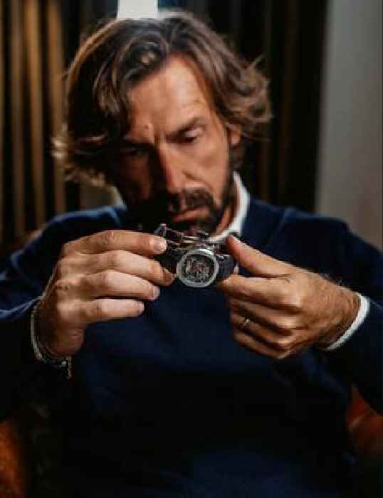 Italian Soccer Legend Andrea Pirlo Unveils Custom Patek Philippe Timepiece Ciottolo Azzuro
