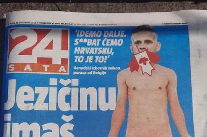 Canada boss brutally trolled by newspaper after on-pitch 'f*** Croatia' outburst