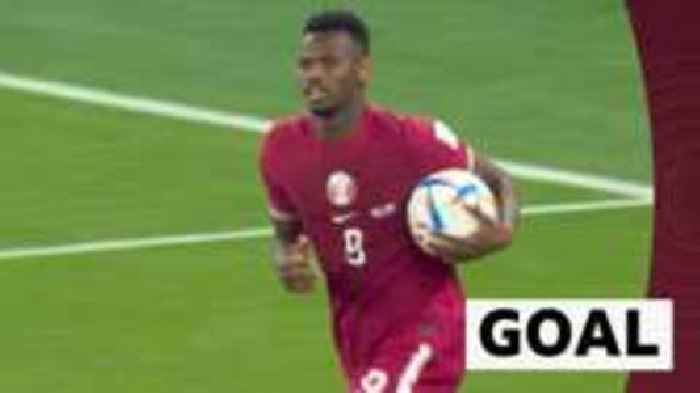Muntari scores Qatar's first World Cup goal