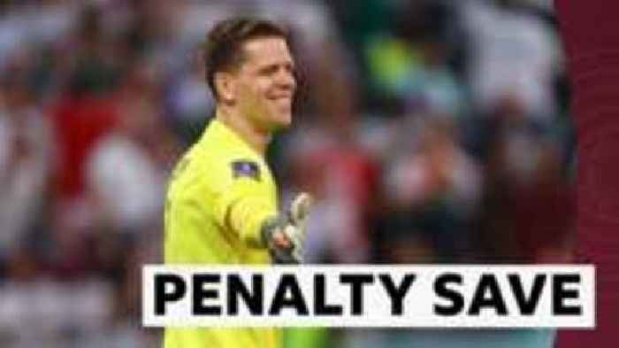 Szczesny makes brilliant double save from penalty