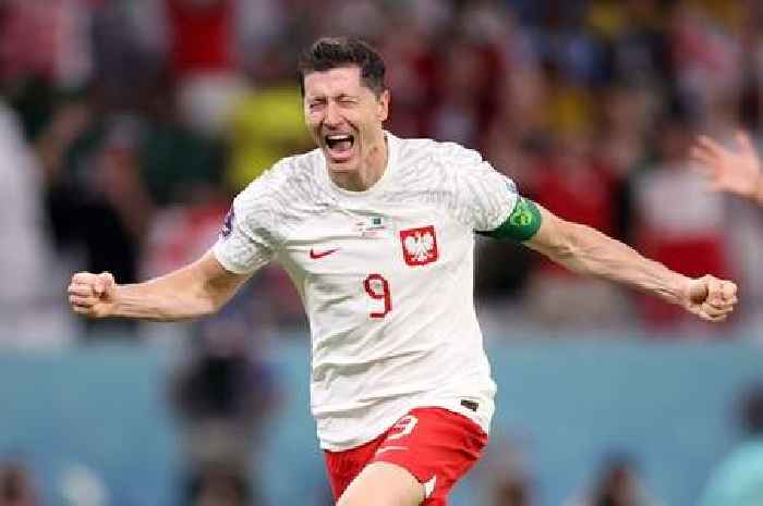 Robert Lewandowski in tears as Barcelona star finally ends World Cup drought vs Saudi Arabia