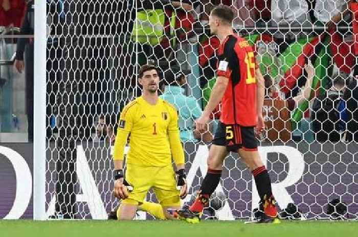 Chelsea fans mock Belgium stars in shock World Cup loss to Morocco after Thibaut Courtois howler