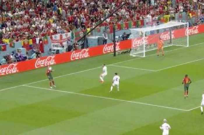 Cristiano Ronaldo almost produces World Cup's greatest-ever assist with his shoulder