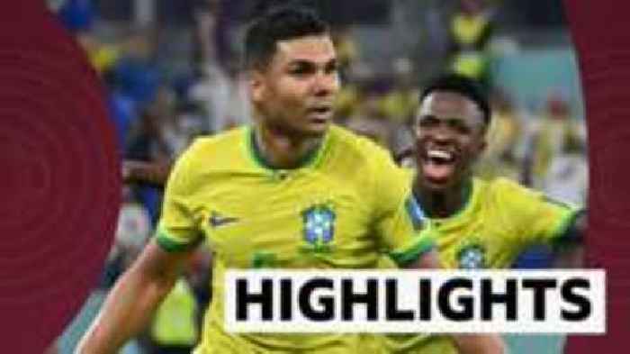 Brilliant Casemiro strike fires Brazil into knockout stage