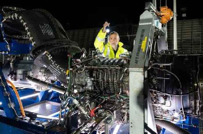 Rolls-Royce and easyjet in world's first test run of hydrogen-powered aero engine