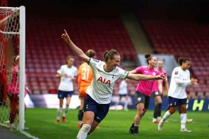 'Can't stop smiling'- Kerys Harrop makes dream Tottenham return after seven-month injury layoff