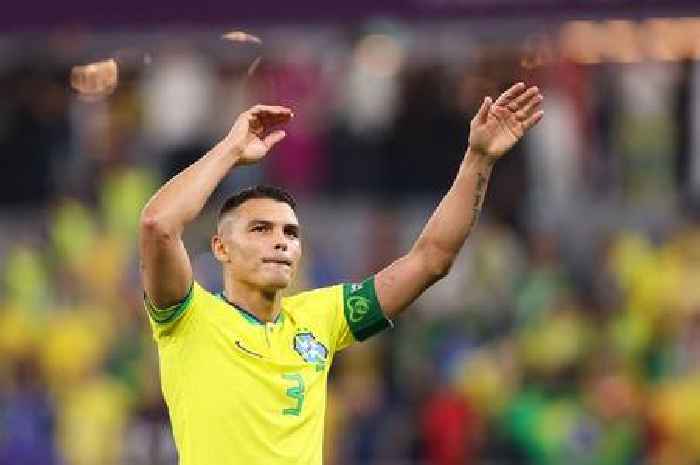 Thiago Silva continues astonishing Brazil stat at World Cup as Chelsea star helps Liverpool man