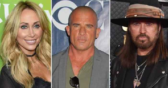 Tish Cyrus Debuts New Man Dominic Purcell After Ex Billy Ray Cyrus Announces Engagement