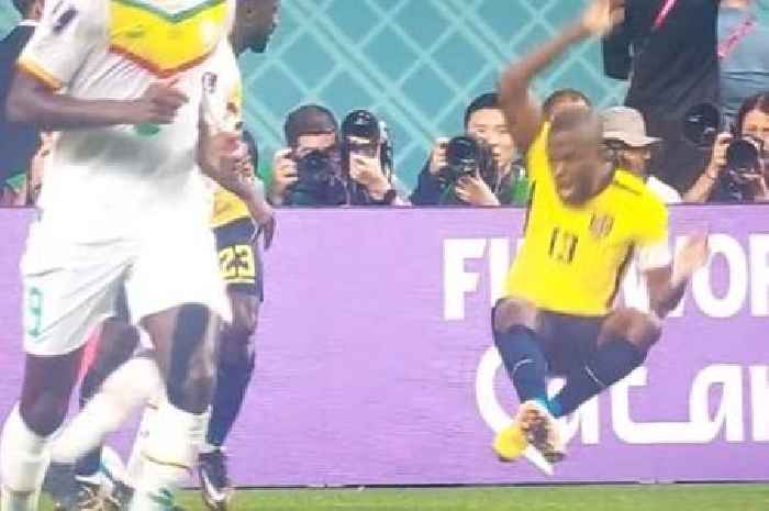 'Embarrassing' Enner Valencia slammed as 'pathetic' by World Cup fans for playacting