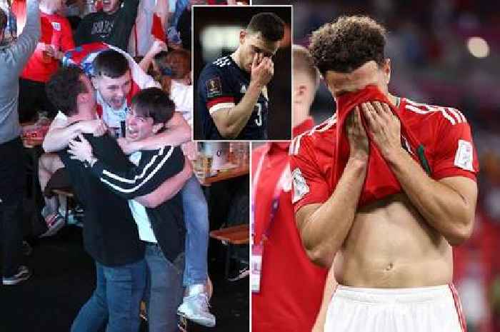 England fans take aim at Scotland in song to Wales fans during World Cup clash