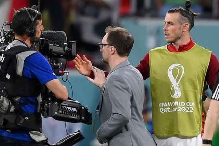 Gareth Bale shoves TV camera out of his face after Wales dumped out of World Cup