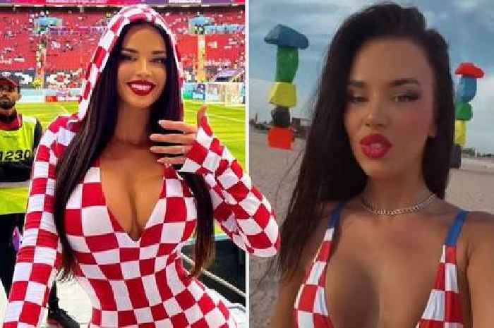 Miss Croatia struts her stuff in tiny bikini days after 'disrespectful' outfit in Qatar