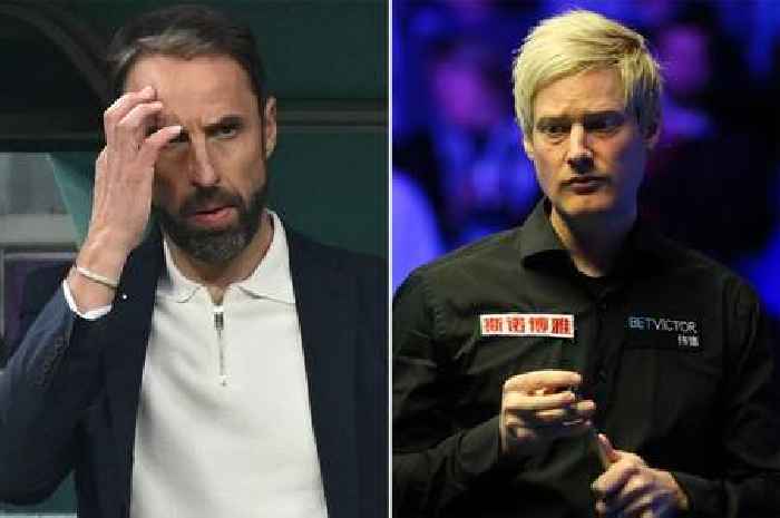 Snooker star hits out at Gareth Southgate's 'tragic' tactics ahead of England vs Wales