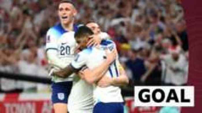 Rashford scores England's 100th World Cup goal