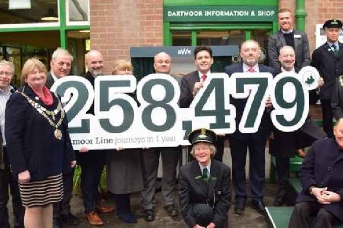 Dartmoor line success as 250,000 taken trip to Okehampton