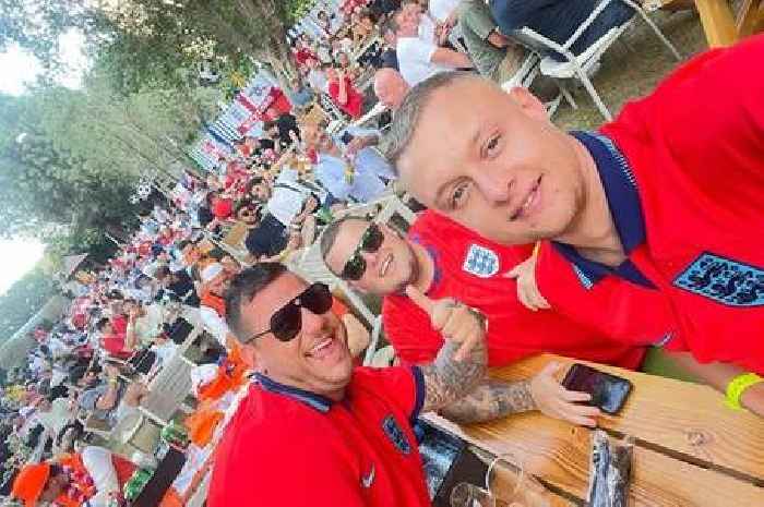 Grimsby Town fans think England can win the World Cup as they live the high life in Qatar
