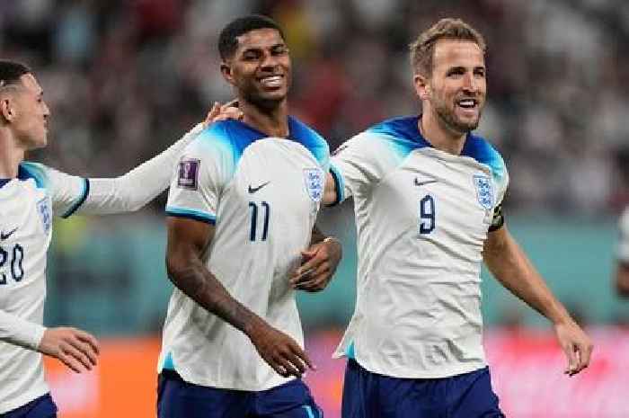 Who are England expected to play in the last 16 of the World Cup and when is it?