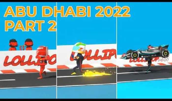 Abu Dhabi GP 2022 | Race Cuts Part 2/2 | Lollipopman F1 Comics