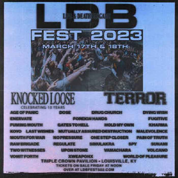 Louisville’s LDB Fest Has Knocked Loose, Terror, Drug Church, Tons Of Hardcore