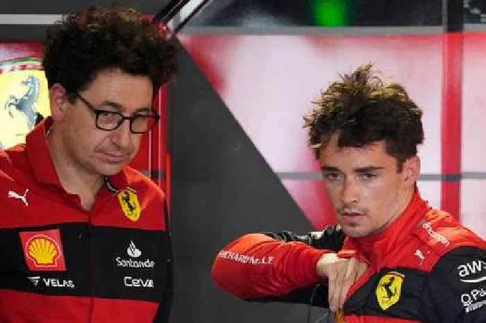Charles Leclerc hints at tension with outgoing Ferrari team principal in farewell message