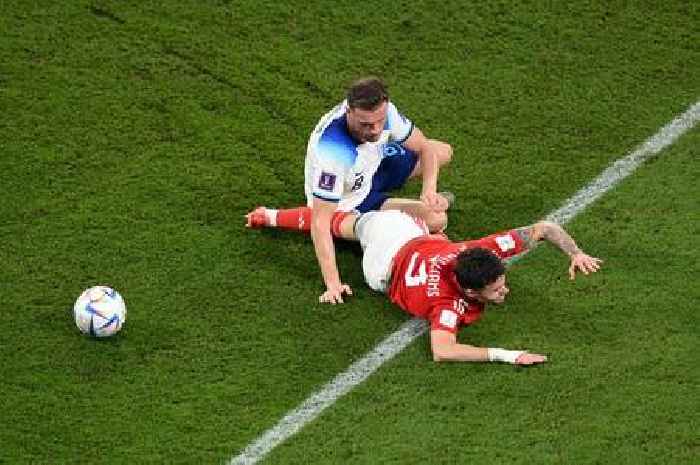 Jordan Henderson and Neco Williams moment spotted in Wales vs England World Cup clash
