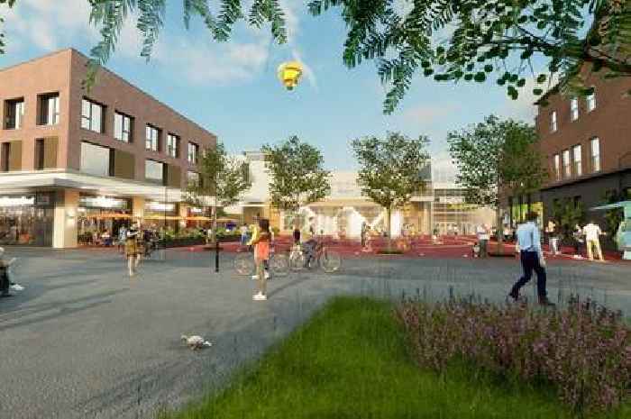 Plans unveiled for 'ambitious' Redditch plaza space next to Kingfisher Shopping Centre