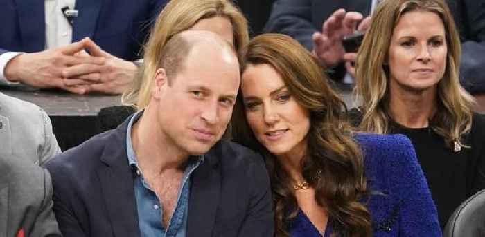 Prince William & Kate Middleton Show Rare PDA While Sitting Front Row At Boston Basketball Game: Photos!