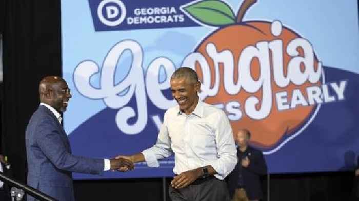 Obama Heads To Georgia As Warnock Seeks Big Early Vote Advantage