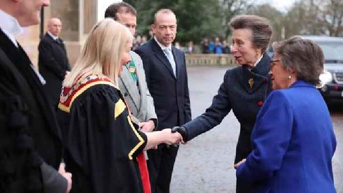 Princess Anne hails those who drove Bangor’s successful city status award in surprise visit