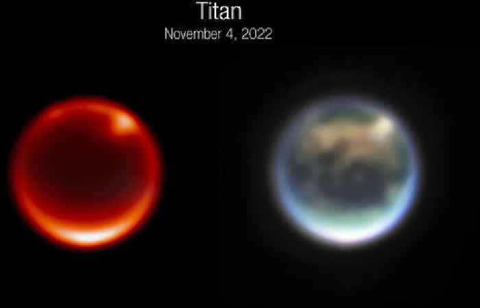 Webb tracks clouds on Saturn’s moon Titan